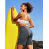 image:imageIUGA Swim Shorts Women 7 High Waisted Swim Board Shorts Quick Dry Bathing Suit Bottoms for Women Swimsuit with Liner PocketsDark Grey