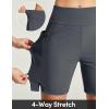 image:imageIUGA Swim Shorts Women 7 High Waisted Swim Board Shorts Quick Dry Bathing Suit Bottoms for Women Swimsuit with Liner PocketsDark Grey