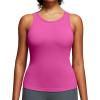 image:imageIUGA Workout Tops for Women with Builtin Bra Racerback Tank Tops Yoga Pilates Tennis Running Gym Athletic TankPink