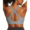 image:imageIUGA High Support Sports Bras for Women High Impact Sports Bra Adjustable Criss Cross Back Yoga Workout Bra with Molded CupLight Grey