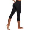 image:imageIUGA High Waisted Yoga Pants for Women with Pockets Capri Leggings for Women Workout Leggings for Women Yoga CaprisBlack Jeans