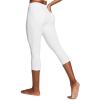 image:imageIUGA High Waisted Yoga Pants for Women with Pockets Capri Leggings for Women Workout Leggings for Women Yoga CaprisWhite Jeans