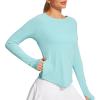 image:imageIUGA Rash Guard for Women with Pockets UPF 50 SPF Shirts for Women Long Sleeve UV Sun Protection Clothing Hiking Swim Shirt