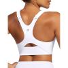 image:imageIUGA Sports Bras for Women High Support Womens Large Bust High Impact Sports Bras Wireless Push Up Racerback Workout Yoga TopWhite
