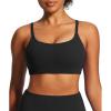 image:imageIUGA Sports Bras for Women Large Bust Sports Bras with Molded Cups Wireless Push Up High Impact Workout Yoga Gym TopBlack