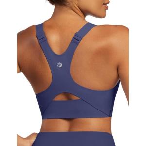 image:imageIUGA Sports Bras for Women High Support Womens Large Bust High Impact Sports Bras Wireless Push Up Racerback Workout Yoga TopBlue