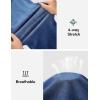 image:imageIUGA Stretchy Jeans for Women High Waist Jeggings Tummy Control Skinny Jeans Pull on Leggings with Pockets Trendy CasualStormy Blue