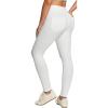 image:imageIUGA Stretchy Jeans for Women High Waist Jeggings Tummy Control Skinny Jeans Pull on Leggings with Pockets Trendy CasualWhite
