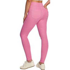 image:imageIUGA Stretchy Jeans for Women High Waist Jeggings Tummy Control Skinny Jeans Pull on Leggings with Pockets Trendy CasualPink