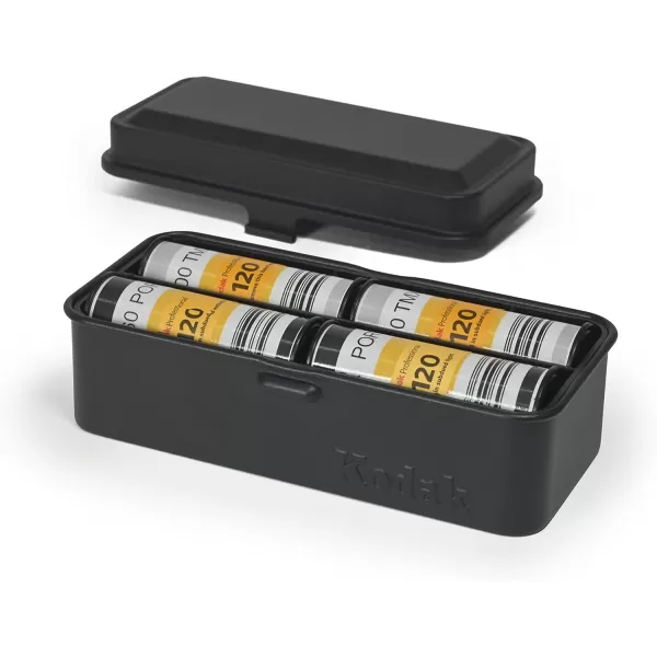 KODAK 120/135 Film Case - for 8 Rolls of 120 Films / 10 Rolls of 35mm Films - Retro Steel Case to Sort &amp; Safeguard Film  