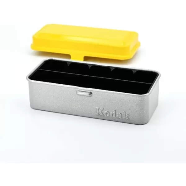 KODAK 120/135 Film Case - for 8 Rolls of 120 Films / 10 Rolls of 35mm Films - Retro Steel Case to Sort &amp; Safeguard Film  