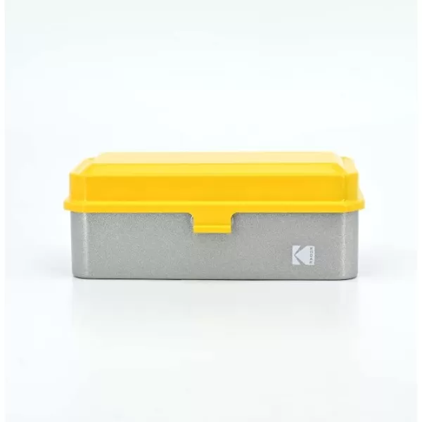 KODAK 120/135 Film Case - for 8 Rolls of 120 Films / 10 Rolls of 35mm Films - Retro Steel Case to Sort &amp; Safeguard Film  