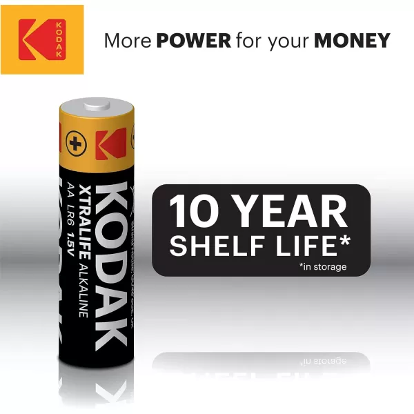 KODAK AA Batteries - Alkaline Batteries, 1.5V Mignon LR06 MN1500 AM3 Battery Pack  )