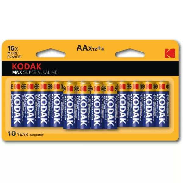 KODAK AA Batteries - Alkaline Batteries, 1.5V Mignon LR06 MN1500 AM3 Battery Pack  )