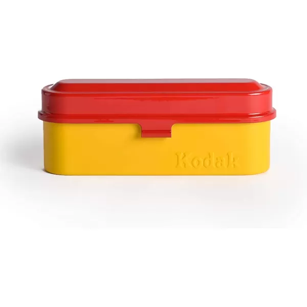 KODAK Film Case - for 5 Rolls of 35mm Films - Compact, Retro Steel Case to Sort and Safeguard Film Rolls  