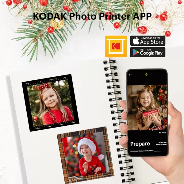 KODAK Mini Shot 3 Retro 4PASS 2-in-1 Instant Digital Camera and Photo Printer 