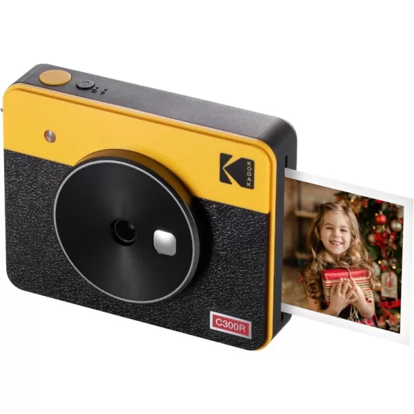 KODAK Mini Shot 3 Retro 4PASS 2-in-1 Instant Digital Camera and Photo Printer 