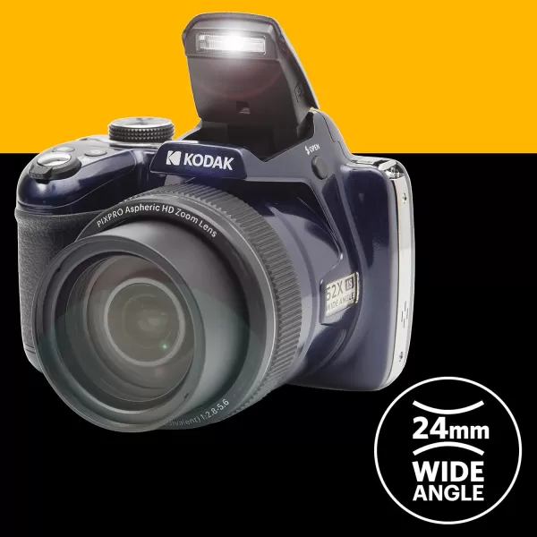 KODAK PIXPRO AZ528 Astro Zoom BSI-CMOS Bridge Digital Camera 16MP 52X 1080p Wi-Fi )