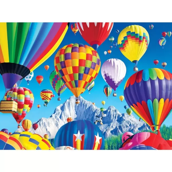 KODAK PREMIUM PUZZLES 1000 Piece- Balloons Over a Mountain