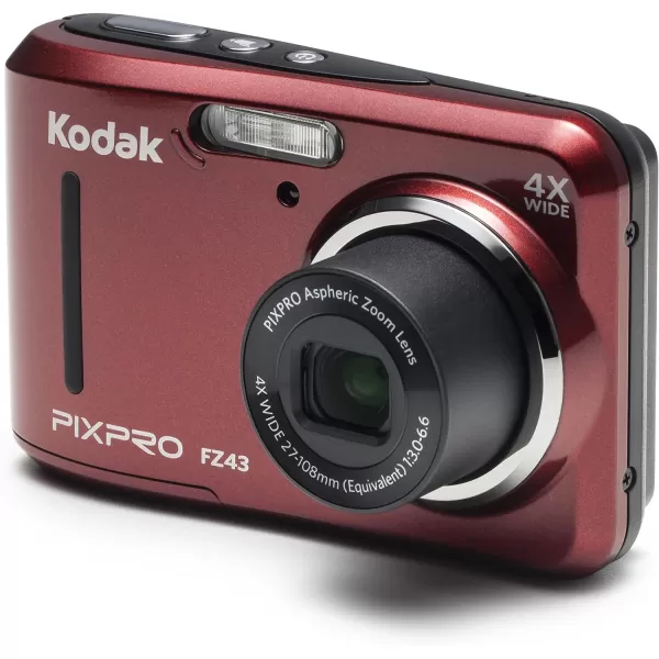 Kodak PIXPRO Friendly Zoom FZ43-BK 16MP Digital Camera with 4X Optical Zoom and 2.7" LCD Screen 
