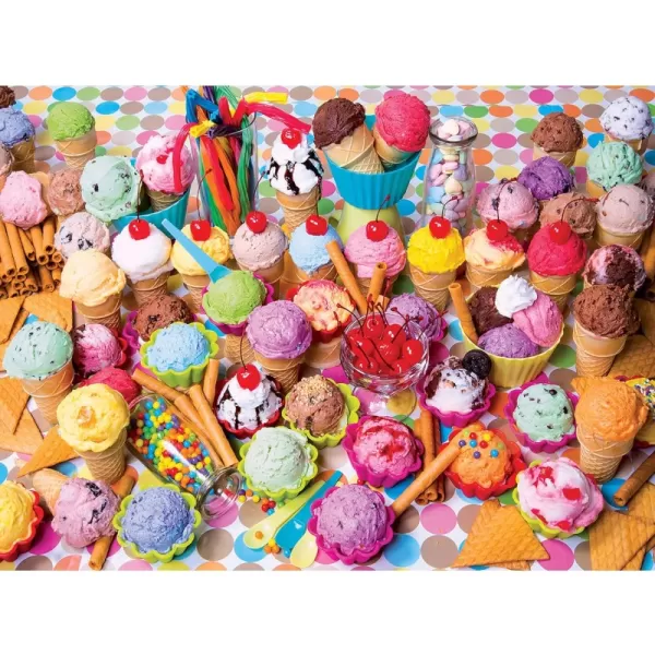 Kodak Premium Puzzles Variety of Colorful Ice Cream Jigsaw Puzzle