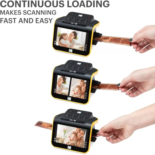 Kodak Slide N SCAN Film and Slide Scanner with Large 5” LCD Screen, Convert Color &amp; B&amp;W Negatives &amp; Slides 35mm, 126, 110 Film Negatives &amp; Slides to High Resolution 22MP JPEG Digital Photos