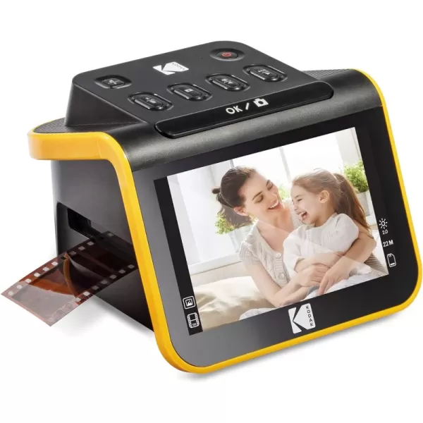 Kodak Slide N SCAN Film and Slide Scanner with Large 5” LCD Screen, Convert Color &amp; B&amp;W Negatives &amp; Slides 35mm, 126, 110 Film Negatives &amp; Slides to High Resolution 22MP JPEG Digital Photos