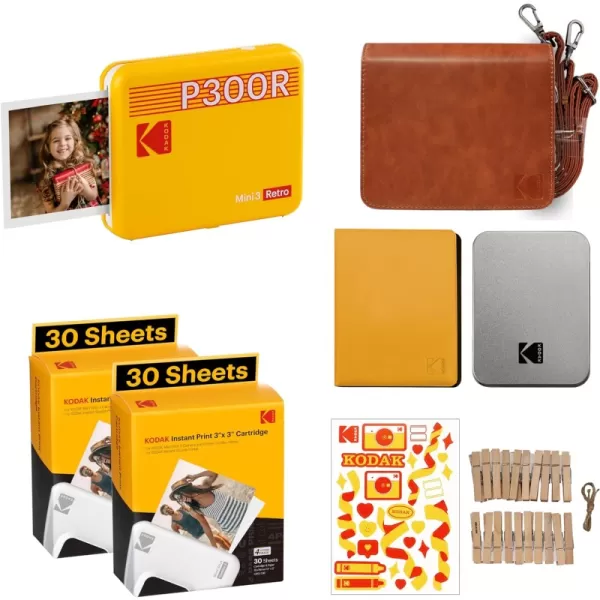 Printer + 68 Sheets + Accessories Yellow