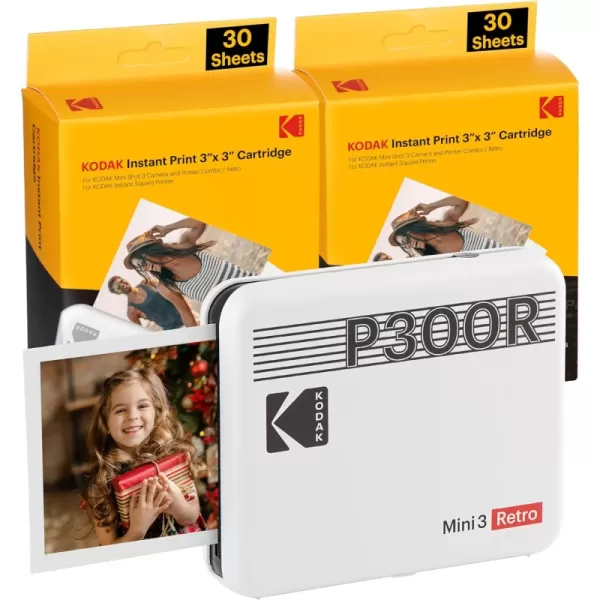 Printer + 68 Sheets White
