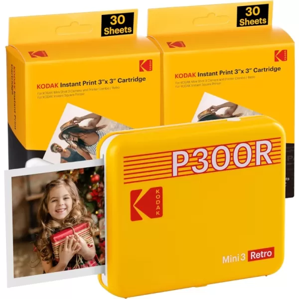 Printer + 68 Sheets Yellow