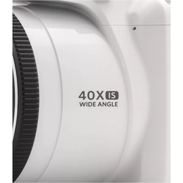 KODAK PIXPRO AZ405-WH 20MP Digital Camera 40X Optical Zoom 24mm Wide Angle Lens Optical Image Stabilization 1080P Full HD Video 3" LCD Vlogging Camera , Full Frame