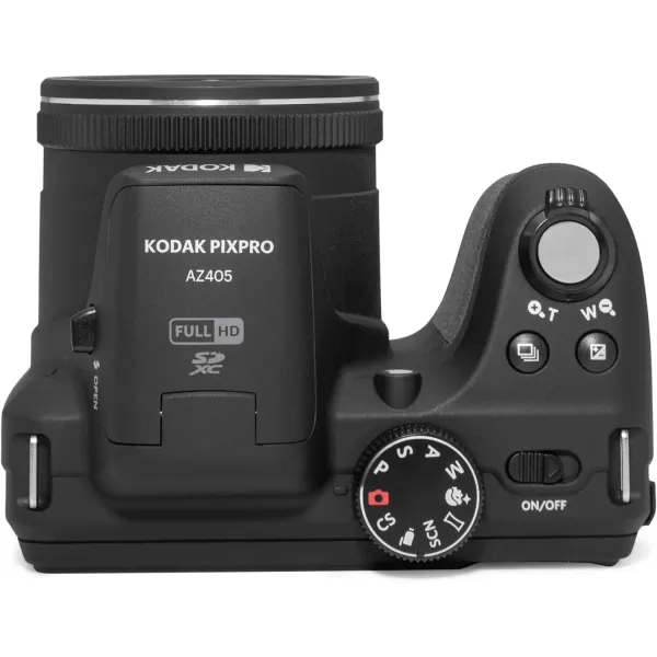 KODAK PIXPRO AZ405-WH 20MP Digital Camera 40X Optical Zoom 24mm Wide Angle Lens Optical Image Stabilization 1080P Full HD Video 3" LCD Vlogging Camera , Full Frame