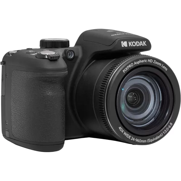 KODAK PIXPRO AZ405-WH 20MP Digital Camera 40X Optical Zoom 24mm Wide Angle Lens Optical Image Stabilization 1080P Full HD Video 3" LCD Vlogging Camera , Full Frame