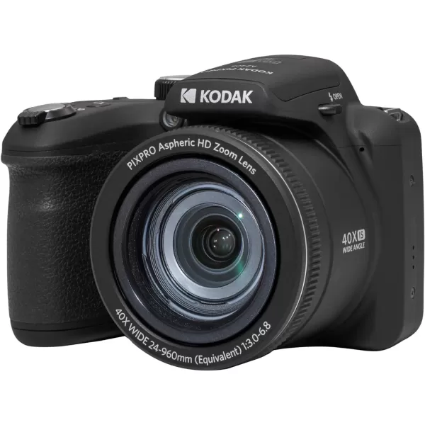 KODAK PIXPRO AZ405-WH 20MP Digital Camera 40X Optical Zoom 24mm Wide Angle Lens Optical Image Stabilization 1080P Full HD Video 3" LCD Vlogging Camera , Full Frame