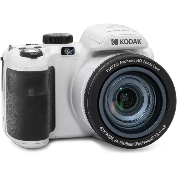 KODAK PIXPRO AZ425-RD 20MP Digital Camera 42X Optical Zoom 24mm Wide Angle 1080P Full HD Video Optical Image Stabilization Li-Ion Battery 3" LCD Vlogging Camera 
