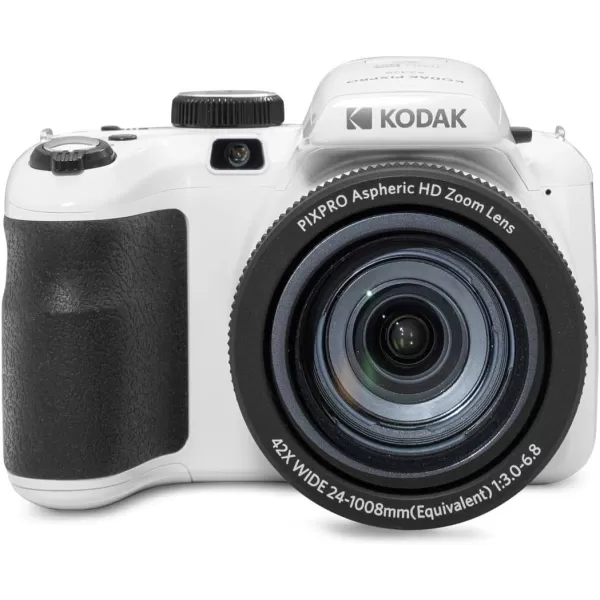 KODAK PIXPRO AZ425-RD 20MP Digital Camera 42X Optical Zoom 24mm Wide Angle 1080P Full HD Video Optical Image Stabilization Li-Ion Battery 3" LCD Vlogging Camera 
