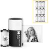 imageKODAK Memo Shot ERA Kids Instant Digital Camera and Photo Label Printer White Camera  10 RollsWhite