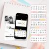 imageKODAK Memo Shot ERA Kids Instant Digital Camera and Photo Label Printer White Camera  10 RollsWhite