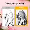 imageKODAK Memo Shot ERA Kids Instant Digital Camera and Photo Label Printer White Camera  10 RollsWhite