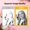 imageKODAK Memo Shot ERA Kids Instant Digital Camera and Photo Label Printer White Camera  10 RollsWhite