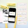 imageKODAK Memo Shot ERA Kids Instant Digital Camera and Photo Label Printer White Camera  10 RollsYellow