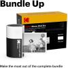imageKODAK Memo Shot ERA Kids Instant Digital Camera and Photo Label Printer White Camera  10 RollsYellow