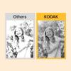 imageKODAK Memo Shot ERA Kids Instant Digital Camera and Photo Label Printer White Camera  10 RollsYellow