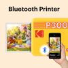 imageKODAK Mini 2 Retro 4PASS Portable Photo Printer 21x34 inches  8 Sheets WhiteBlack