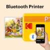 imageKODAK Mini 2 Retro 4PASS Portable Photo Printer 21x34 inches  8 Sheets WhiteYellow