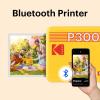 imageKODAK Mini 2 Retro 4PASS Portable Photo Printer 21x34 inches  8 Sheets WhiteYellow