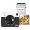 imageKODAK Mini Shot 2 Retro 4PASS 2in1 Instant Camera and Photo Printer 21x34 inches  8 Sheets YellowWhite