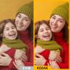 imageKODAK Mini Shot 2 Retro 4PASS 2in1 Instant Camera and Photo Printer 21x34 inches  8 Sheets YellowWhite