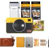 imageKODAK Mini Shot 2 Retro 4PASS 2in1 Instant Camera and Photo Printer 21x34 inches  8 Sheets YellowYellow