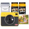 imageKODAK Mini Shot 2 Retro 4PASS 2in1 Instant Camera and Photo Printer 21x34 inches  8 Sheets YellowYellow